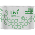 Livi Everyday 1Ply 850 Sheets X 48 Unwrapped Rolls - 7056