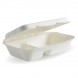 Biocane Clamshell 23x15x8cm 2 Compartment White X250