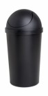 Sterilite Round Swing Top Bin 11.4L - Black