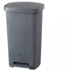 Oates Grey Pedal Bin - 50L