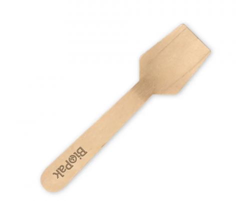 Wooden Ice Cream Spoon 10cm X2000