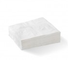 Biopak 1Ply 1/4 Fold White Napkin X3000