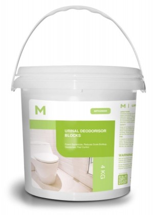 M Urinal Deodorisor Cubes White 4kg