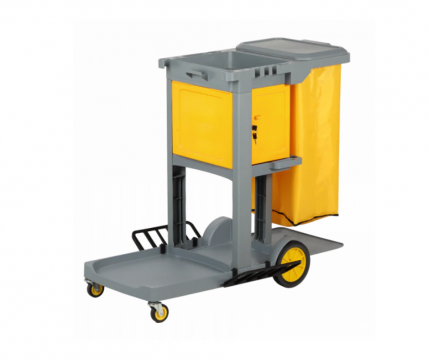 Janitor Cart With Lock Box