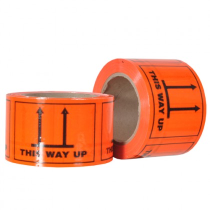 Rippa Shipping Pet Label - This Way Up - 72mm X 100mm X 66m