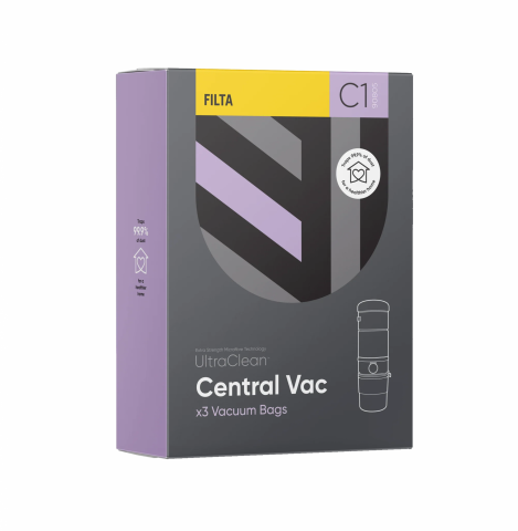 C1 Central Vac SMS Bags 3 Pack