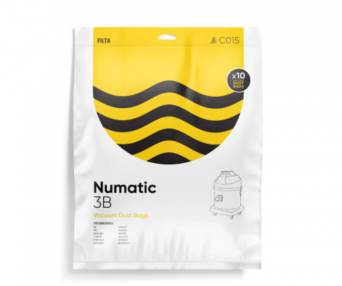 C015 Numatic 23 Litre 3B SMS Bags - 10 Pack