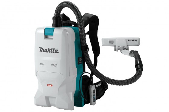 Makita 40Vmax XGT Backpack Vacuum 6L - 2 Batteries