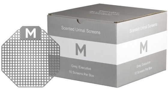 M Urinal Screens - Executive Grey