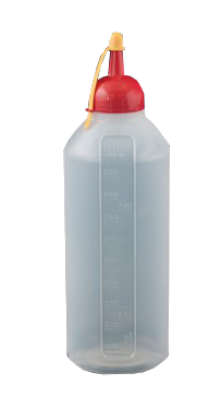 Squeeze Bottle Cal & Spout 1L