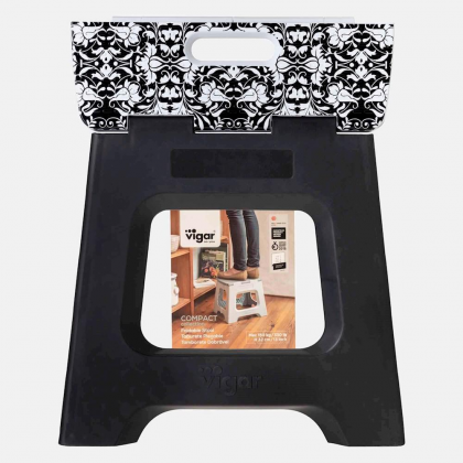 Foldable Stool 32cm Black